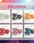 Gel de diamante trojezado de baile disco con 6 colores de 15ml de Pandora